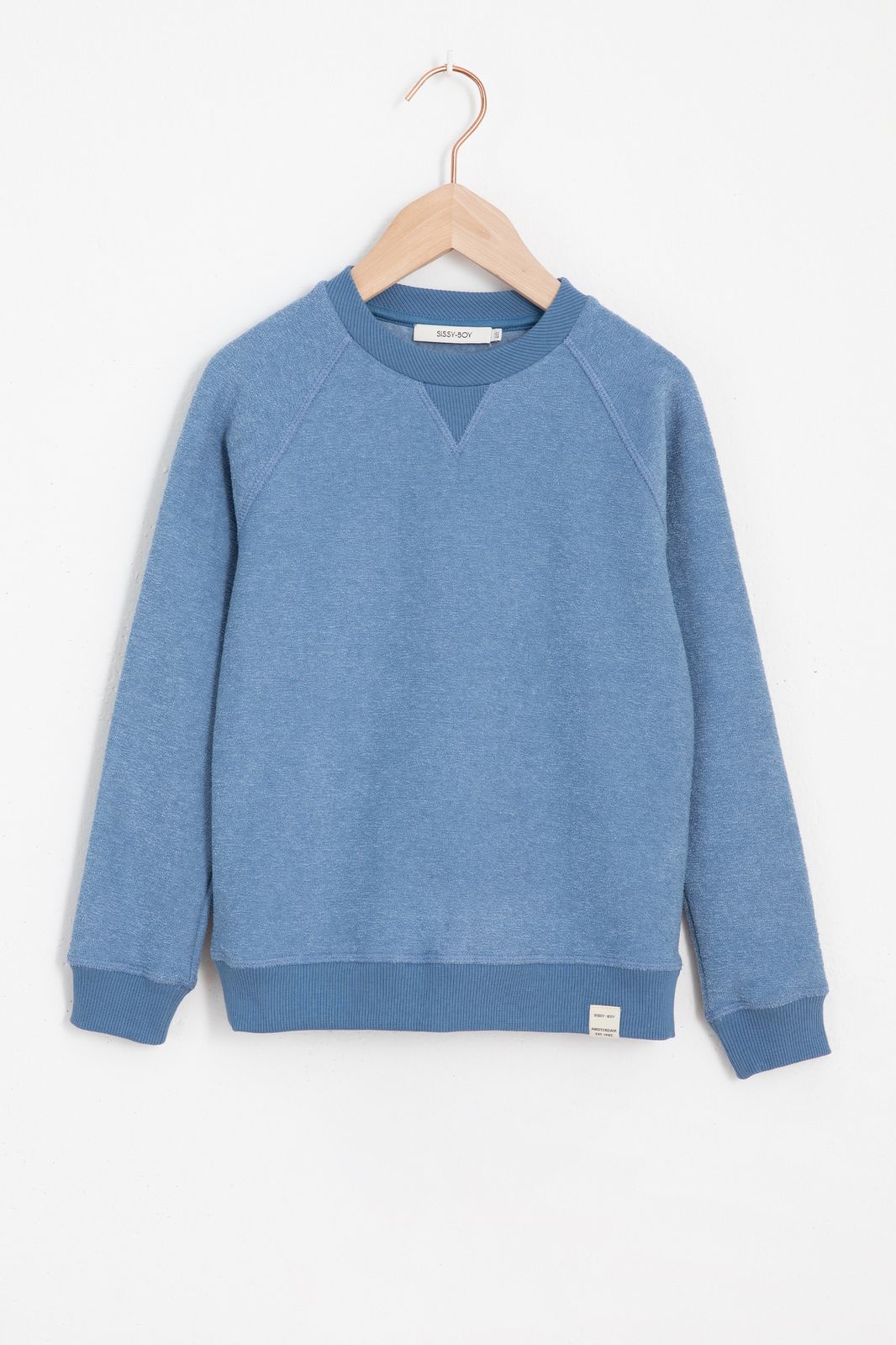 Raglan-Sweater - blau