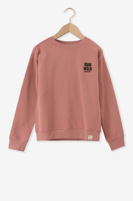 Sweater mit Print altrosa