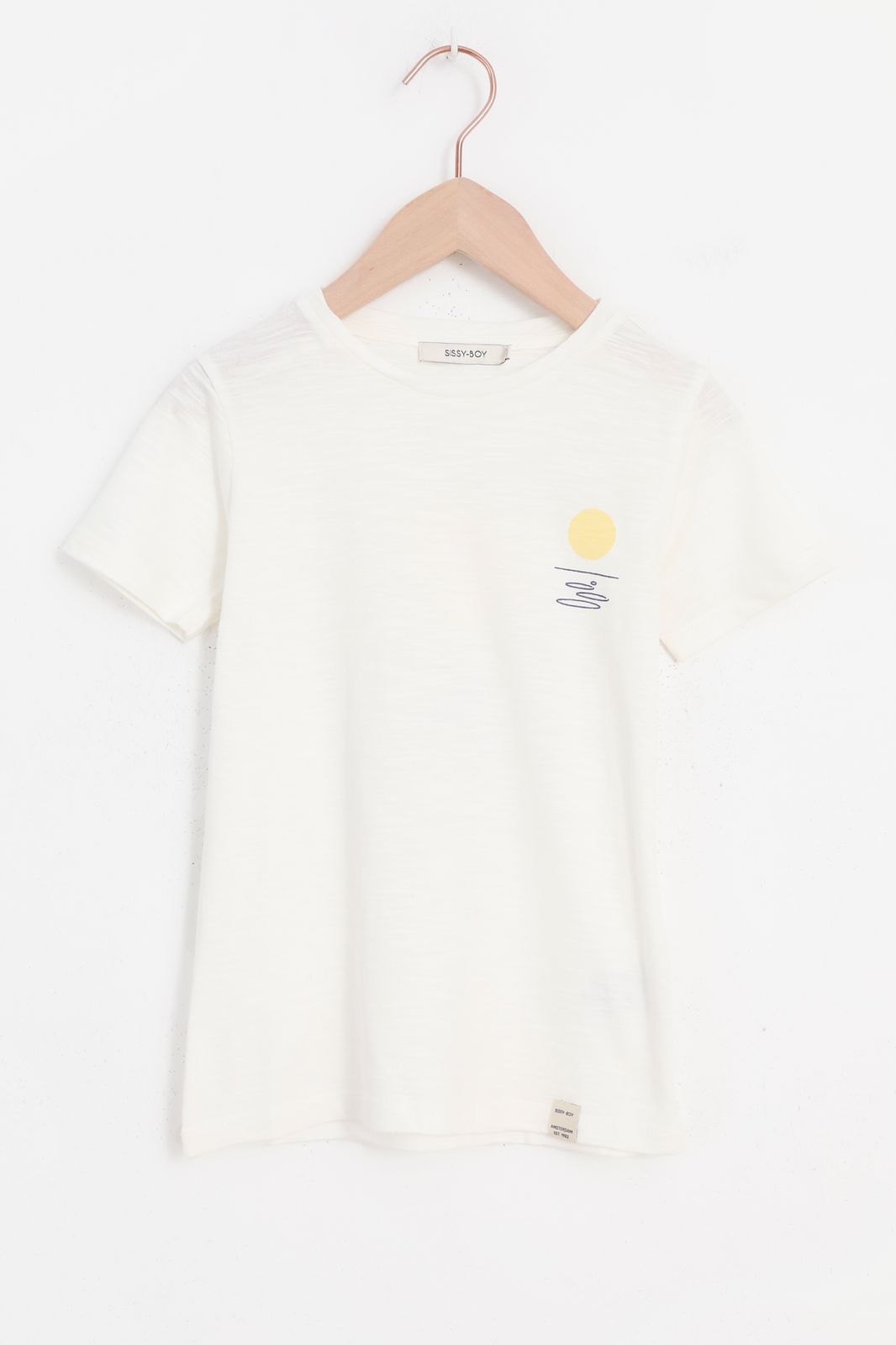 T-Shirt mit Print - weiß