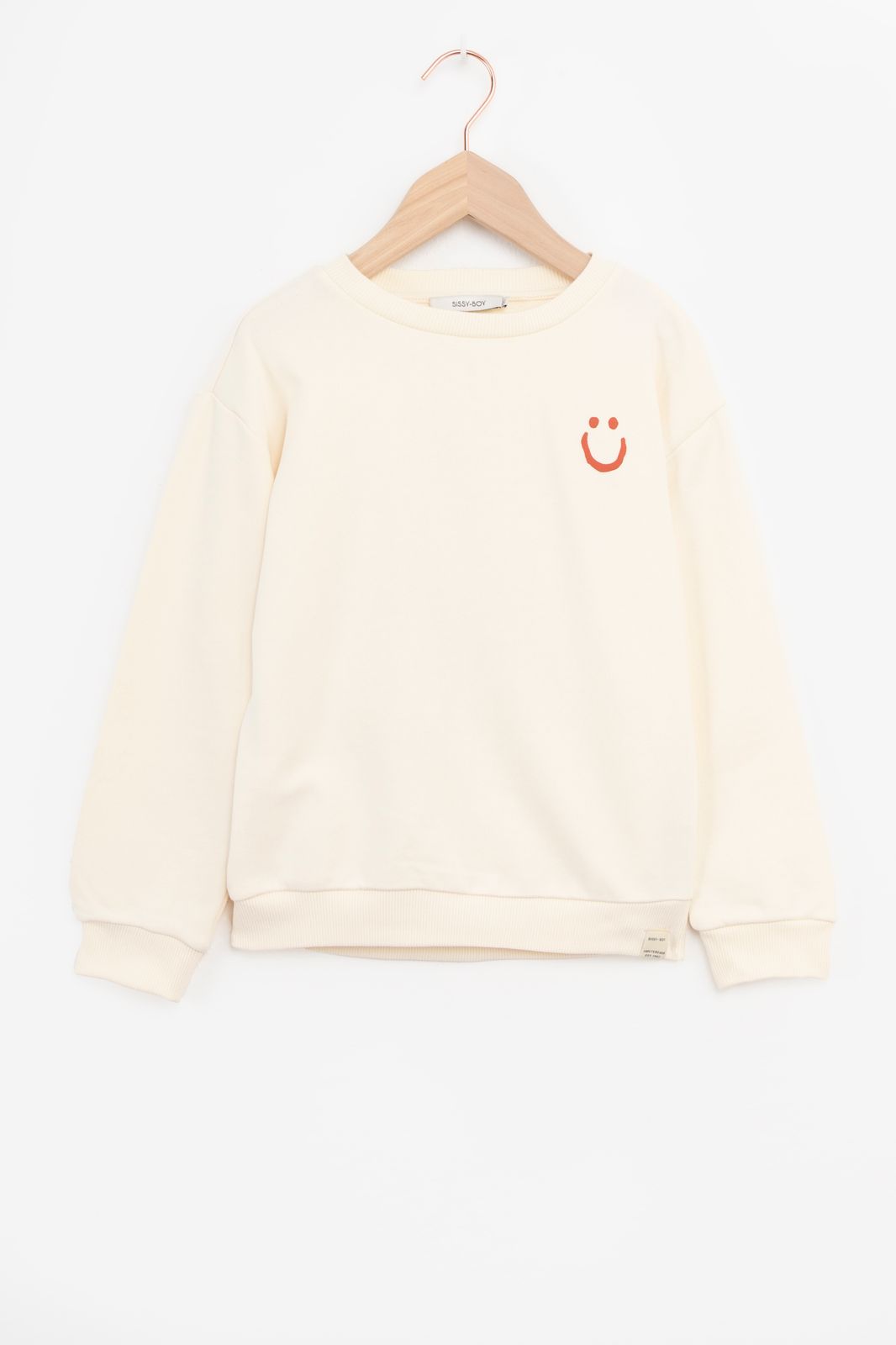 Sweater mit Smiley - offwhite