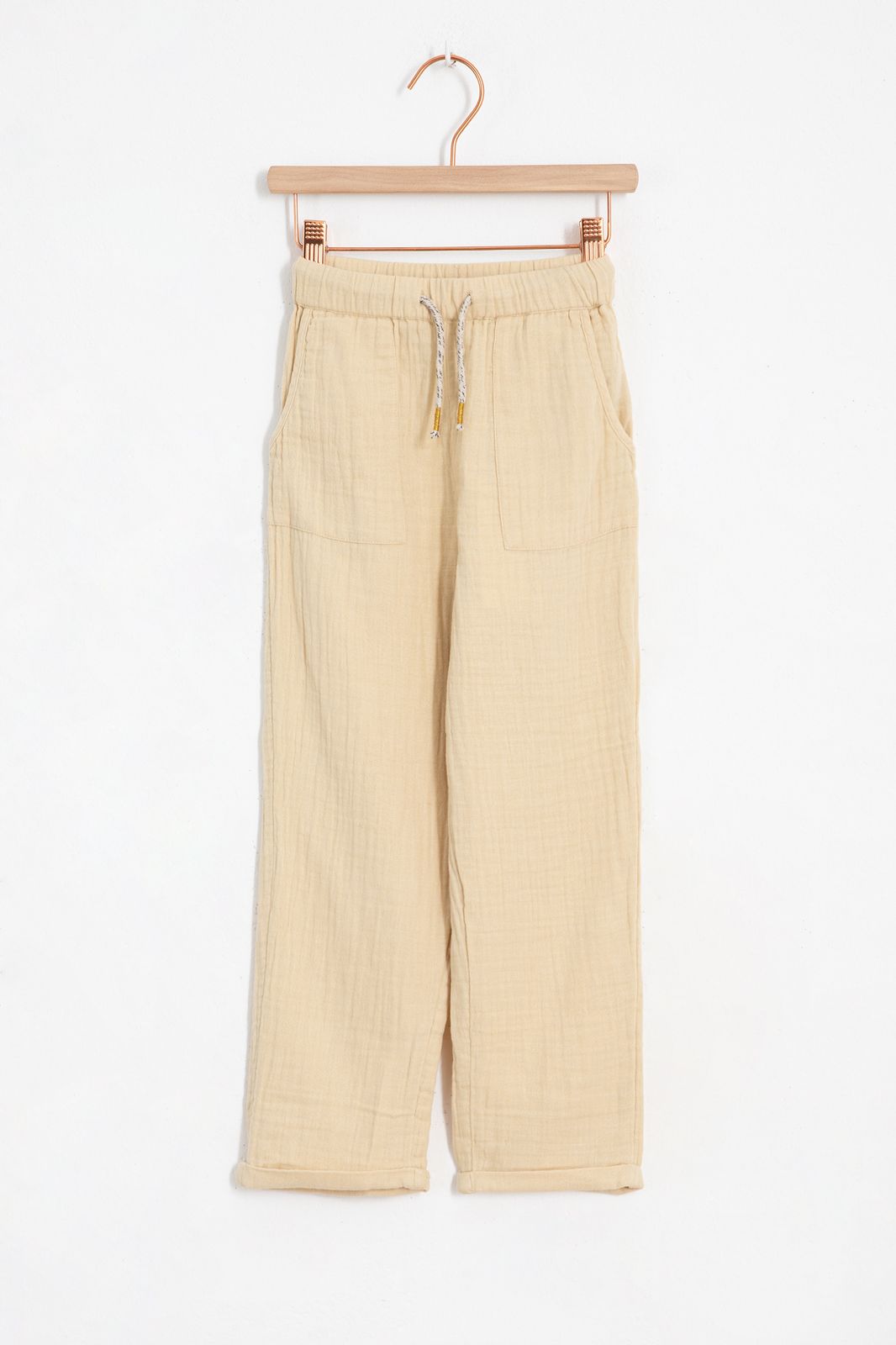 Pantalon en coton - beige