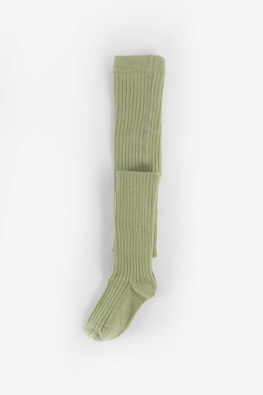 Collants côtelés - vert clair