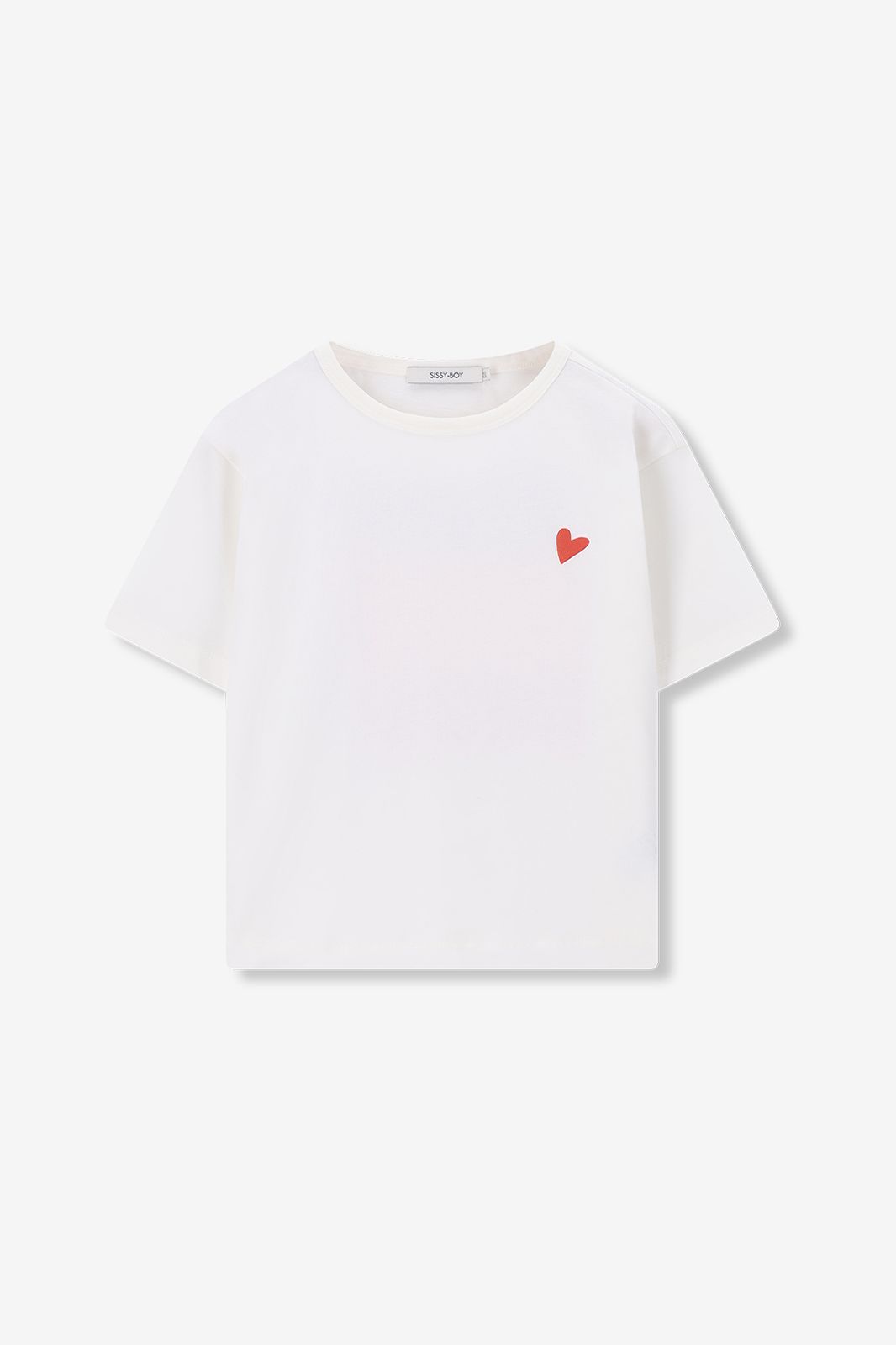 T-shirt ample avec imprimé - blanc