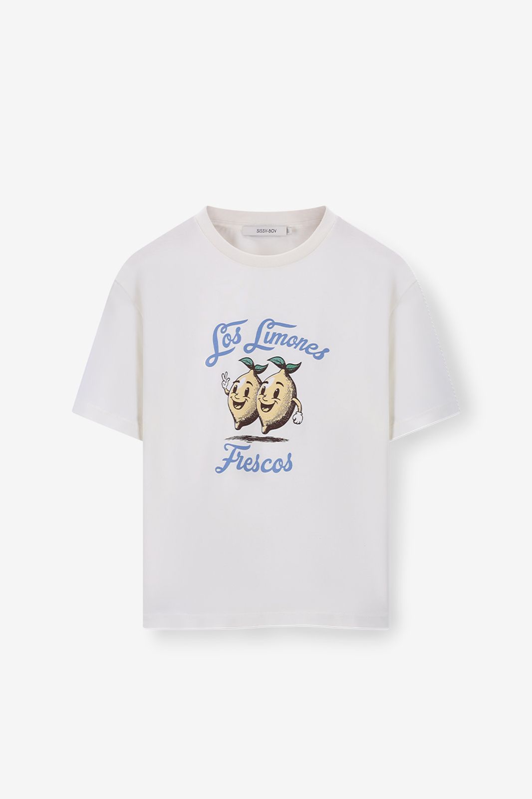 T-shirt ample avec imprimé - blanc