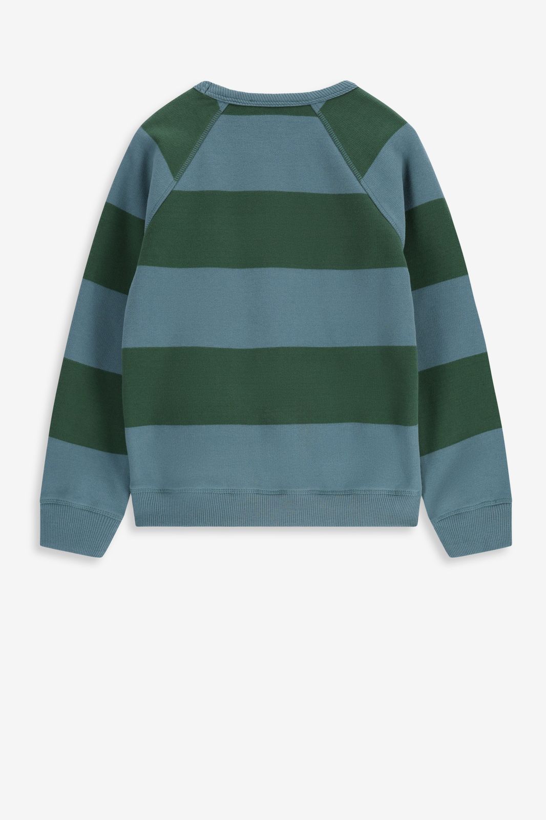 Pull à rayures - bleu vert