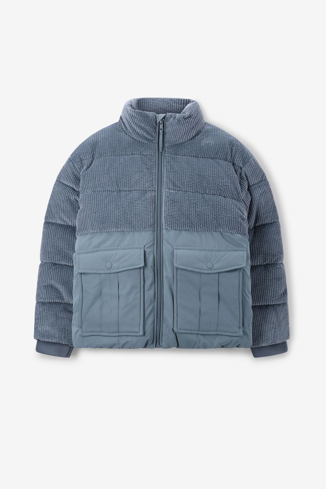 Veste en velours côtelé - bleu