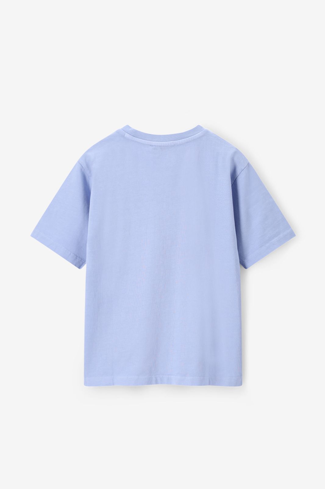 T-shirt avec écusson - bleu clair