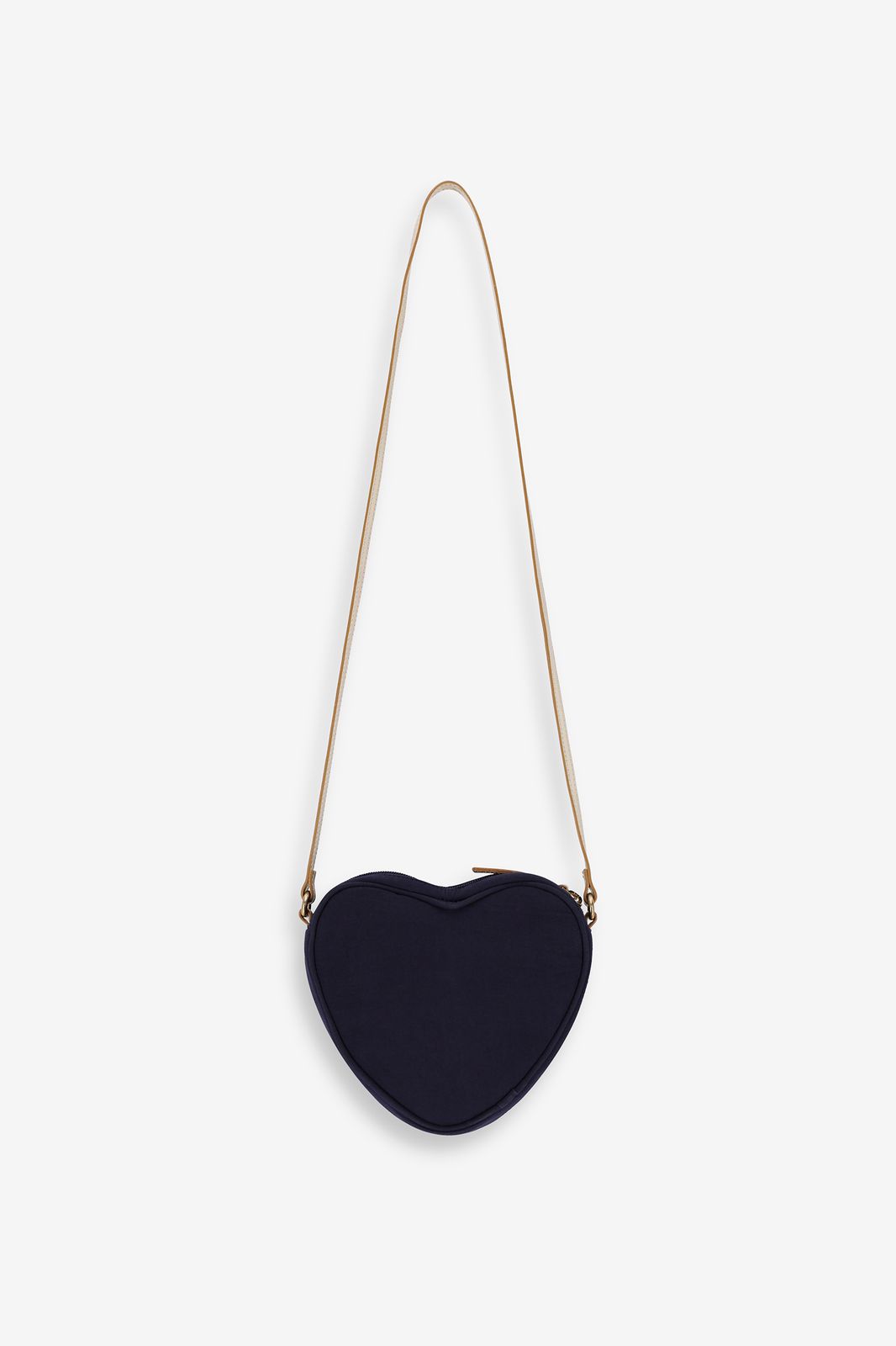 Sac avec broderie coeur - bleu foncé