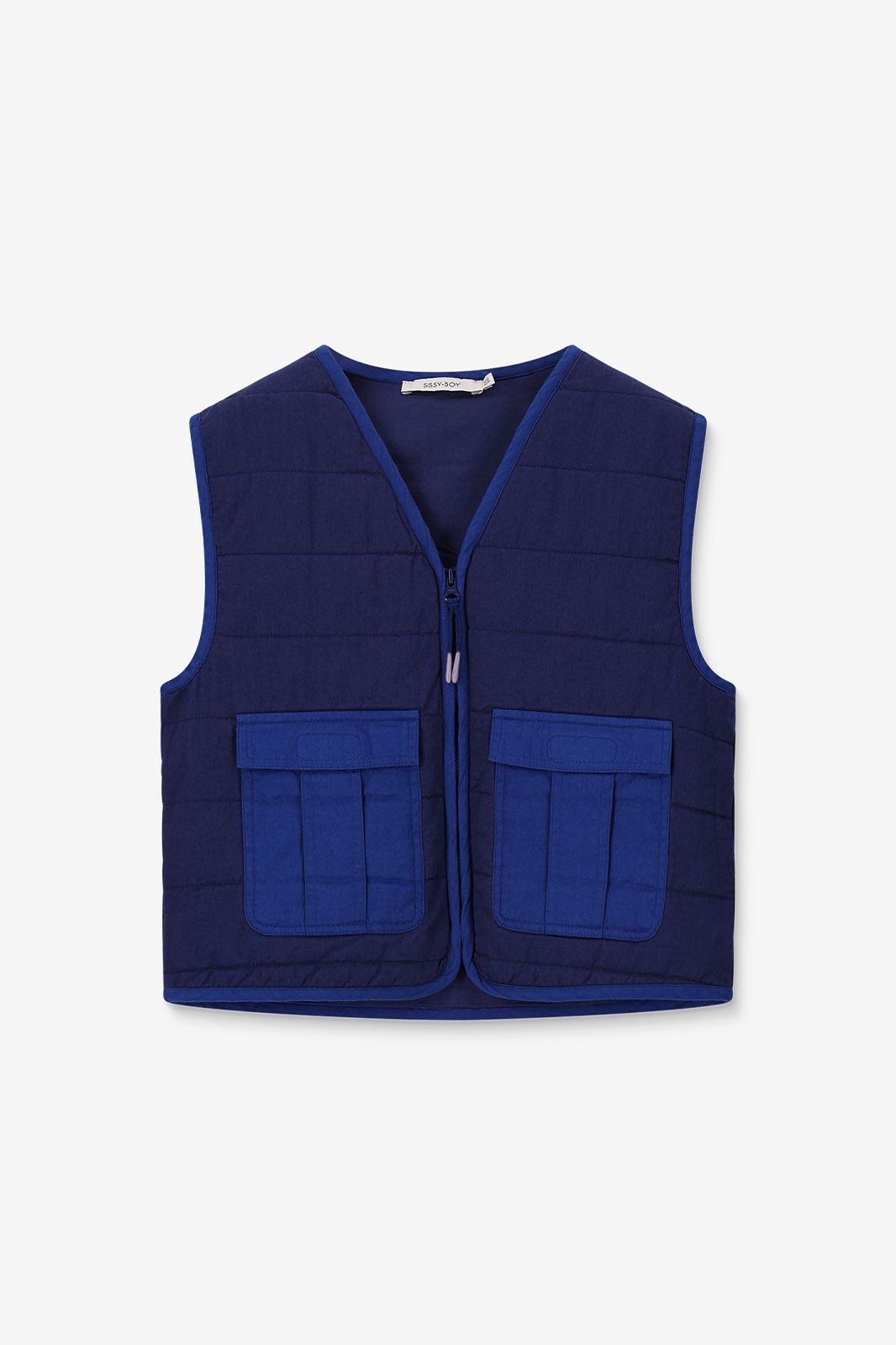 Gilet sans manches matelassé - bleu foncé