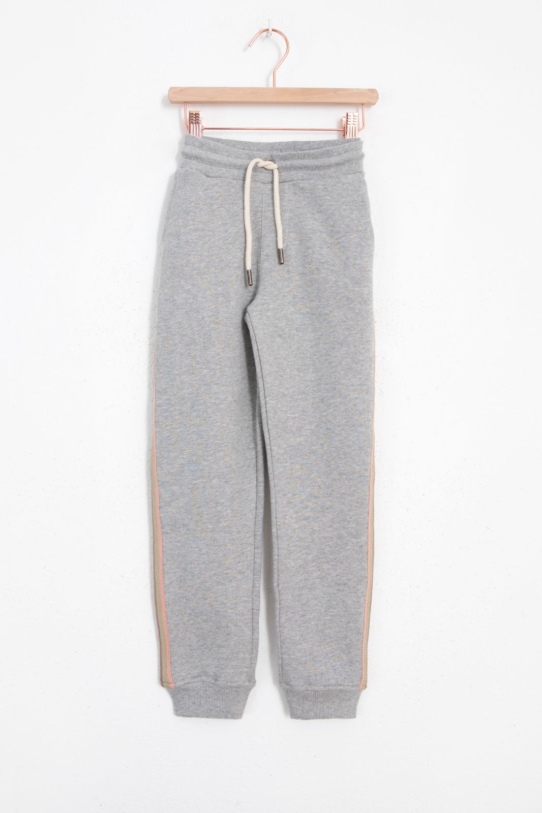 Pantalon de jogging avec bande - gris