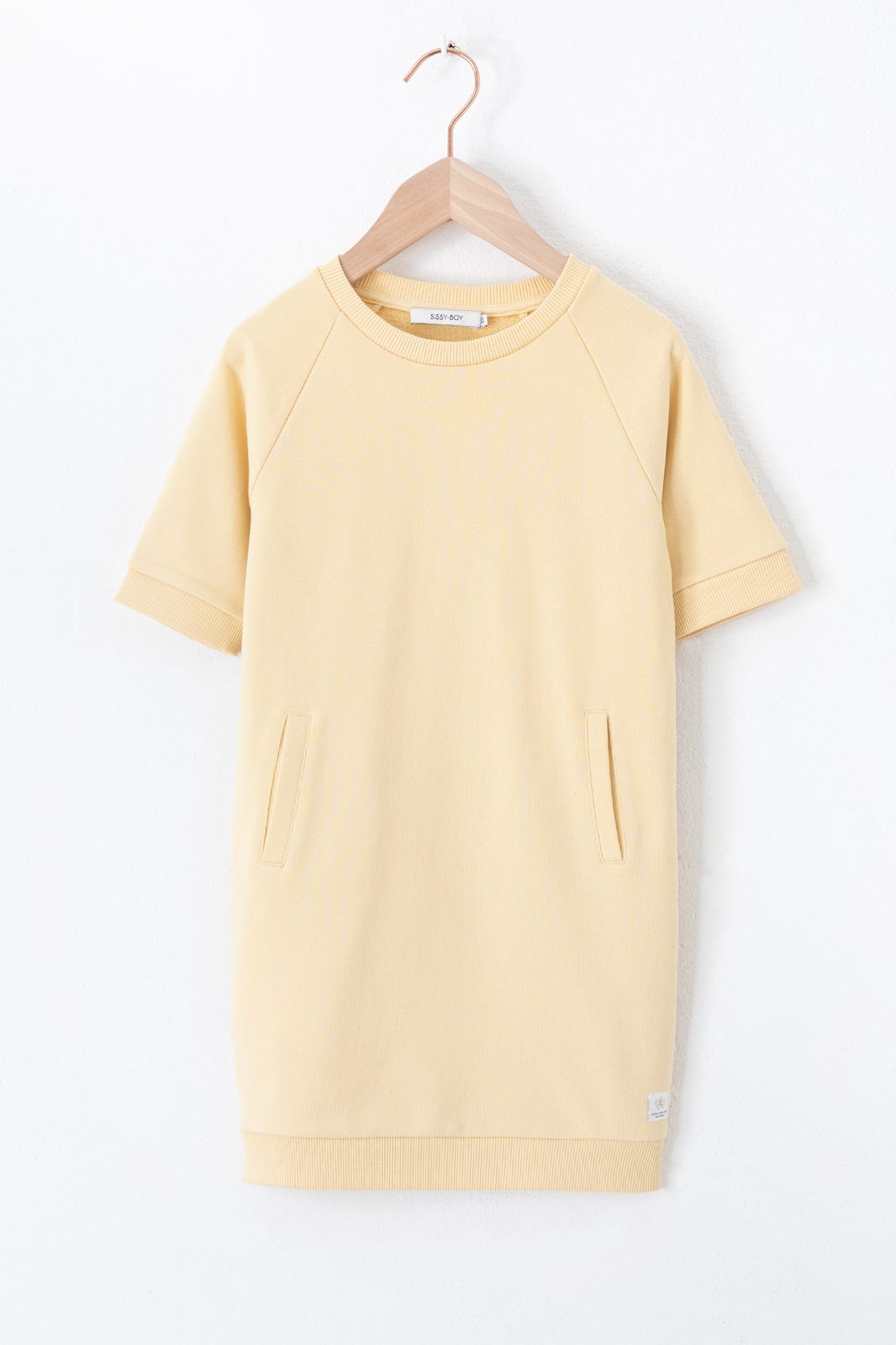 Robe t-shirt - jaune