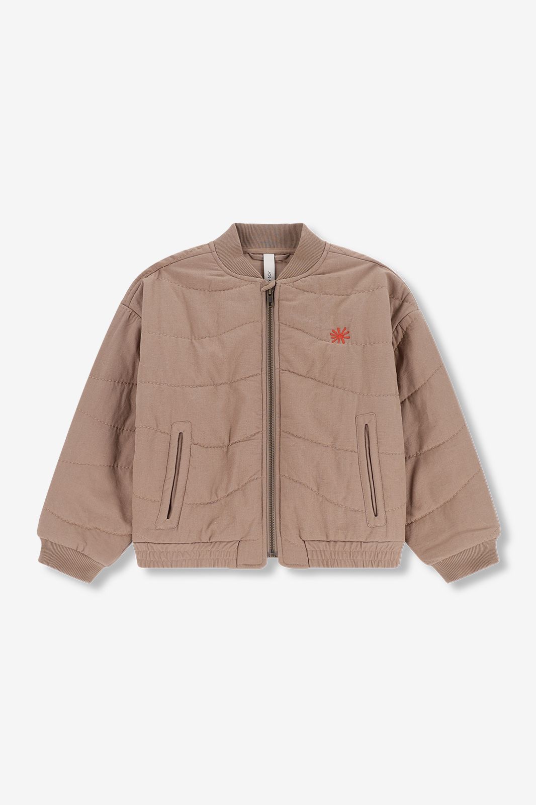 Veste bomber matelassée - marron