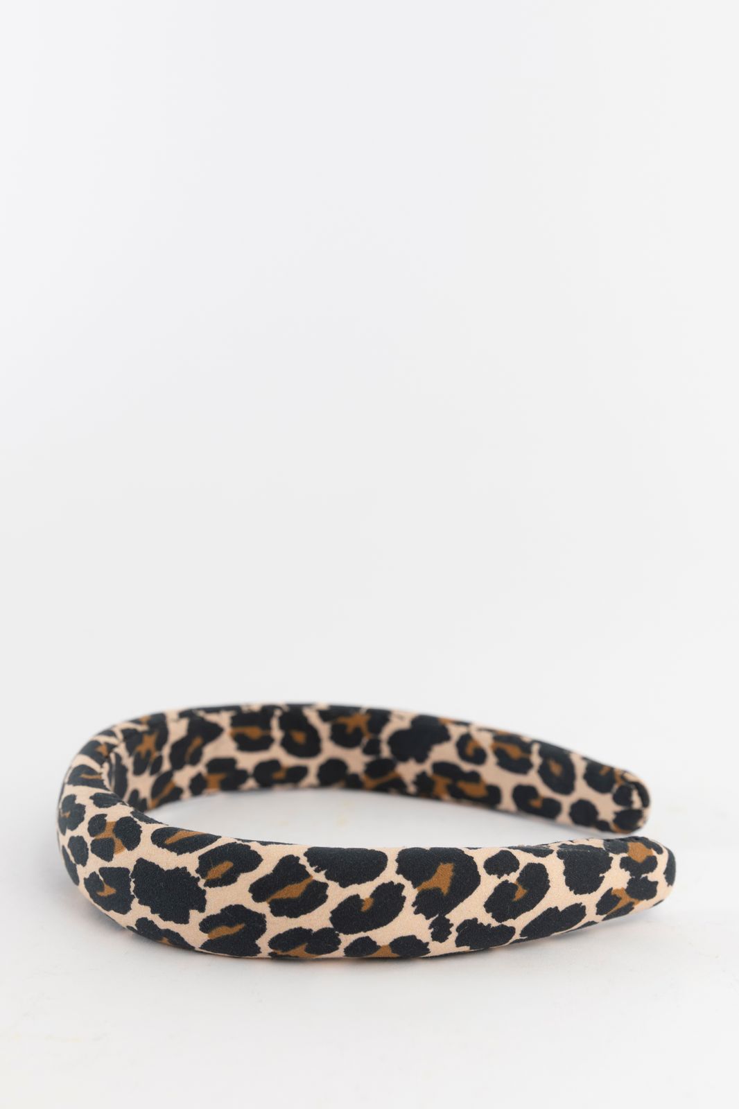 Bandeau avec imprimé léopard - marron