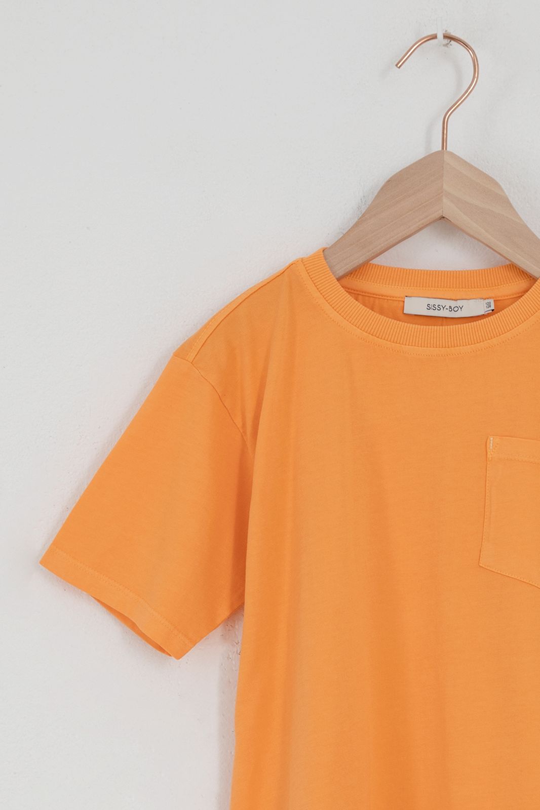 T-shirt coton à manches courtes - orange