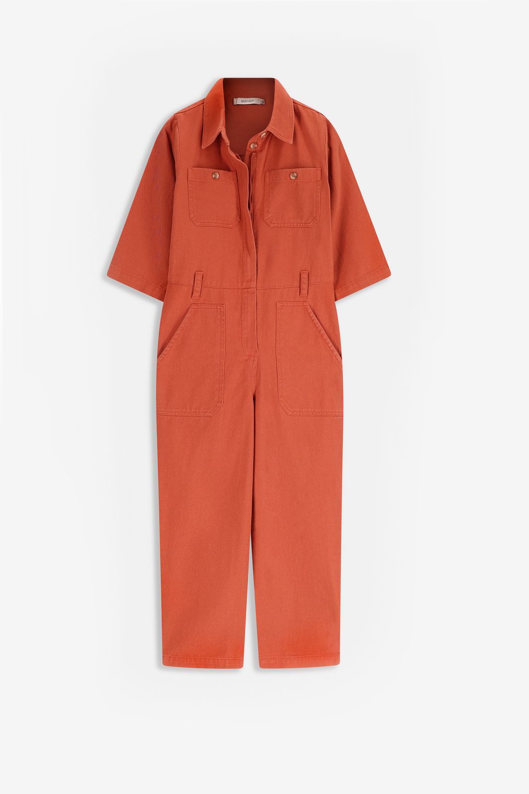 Combinaison en jean - orange