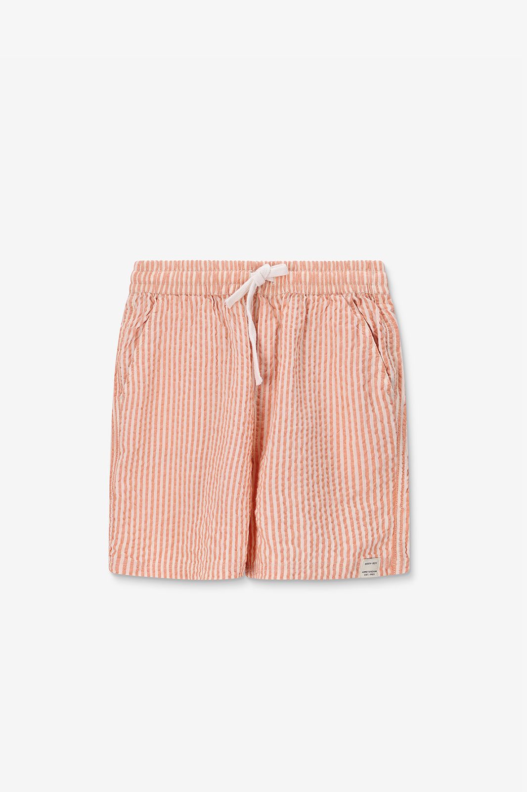 Short rayé - orange