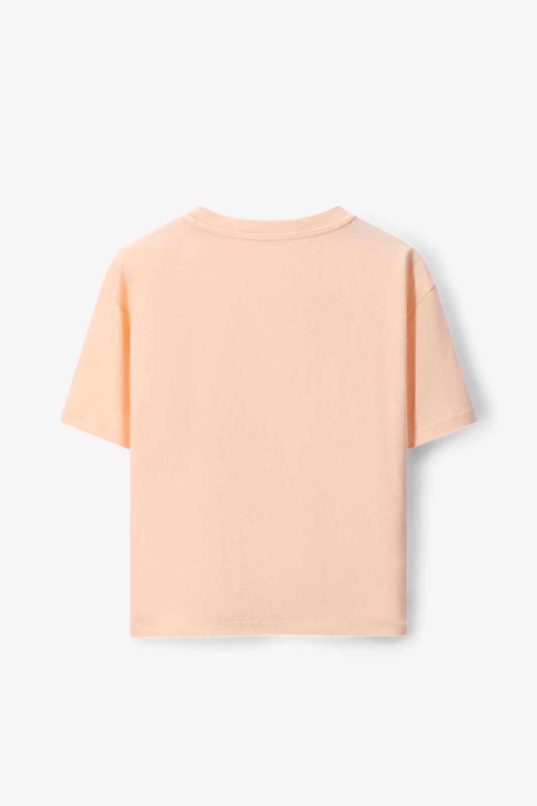 T-shirt oversize avec cerises - orange