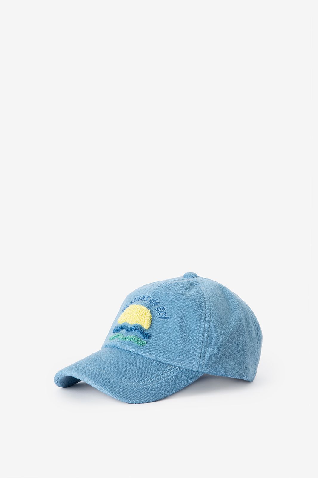 Casquette en tissu éponge - bleu clair