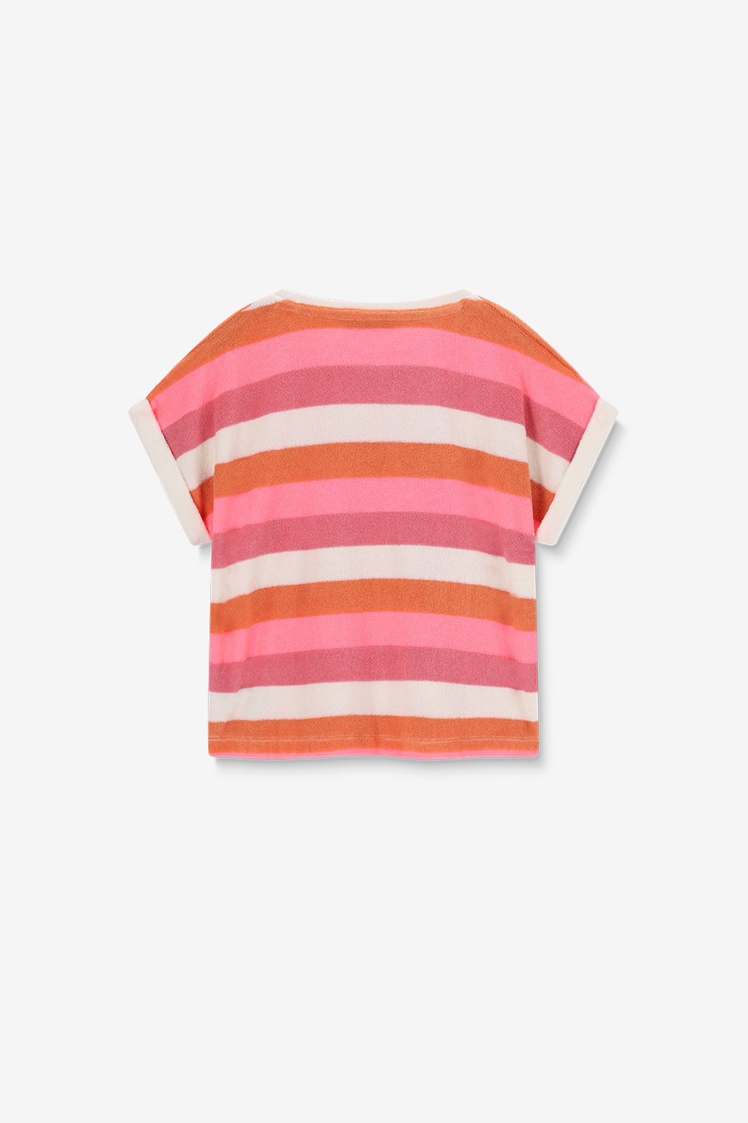 T-shirt en tissu éponge - rose