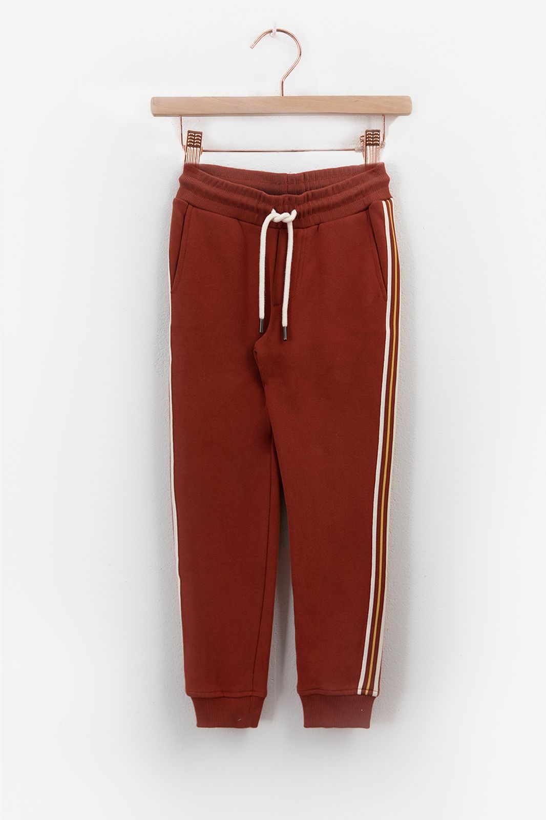 Pantalon de jogging avec rayures - rouge