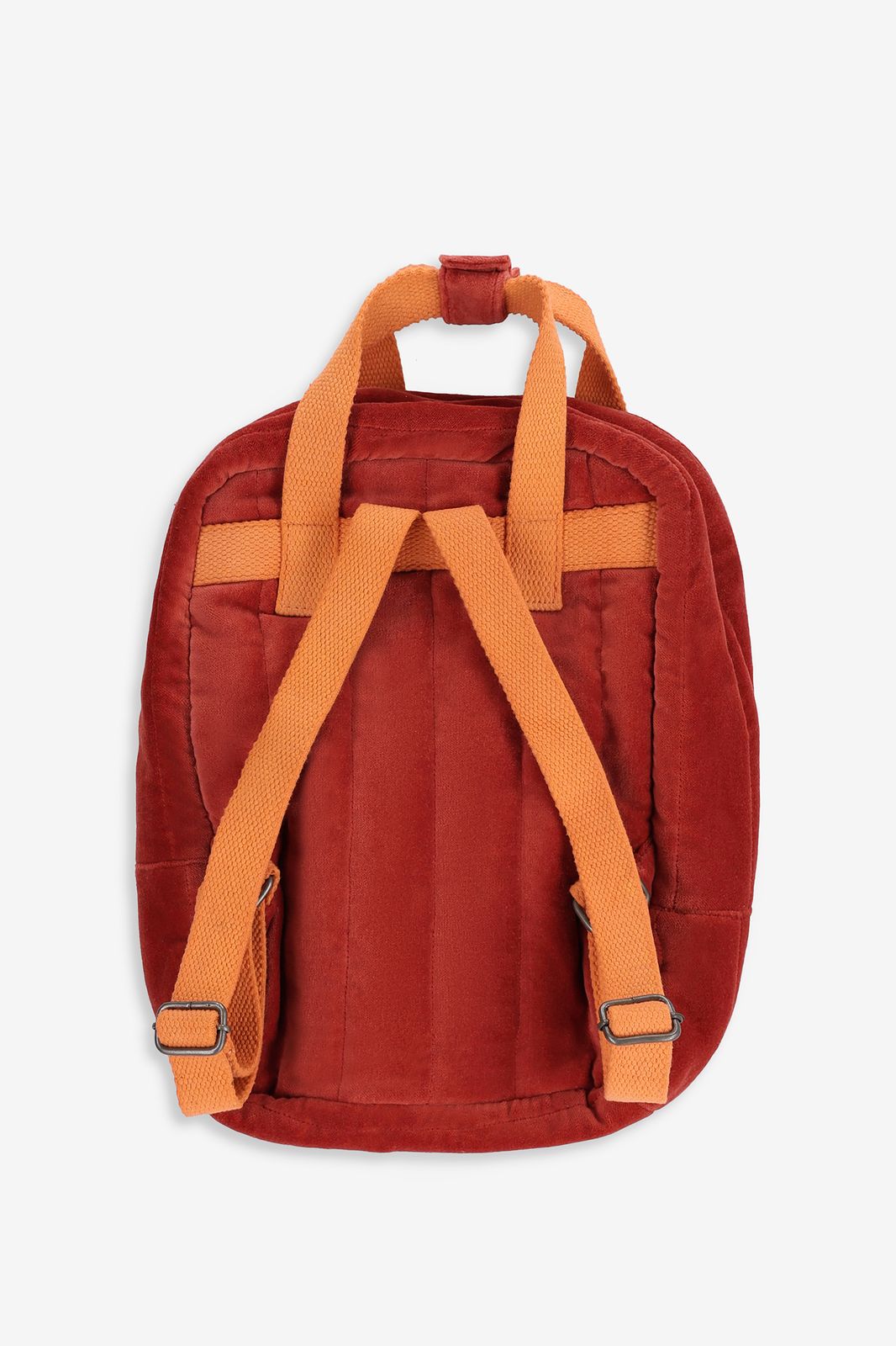 Sac à dos en velours - rouge