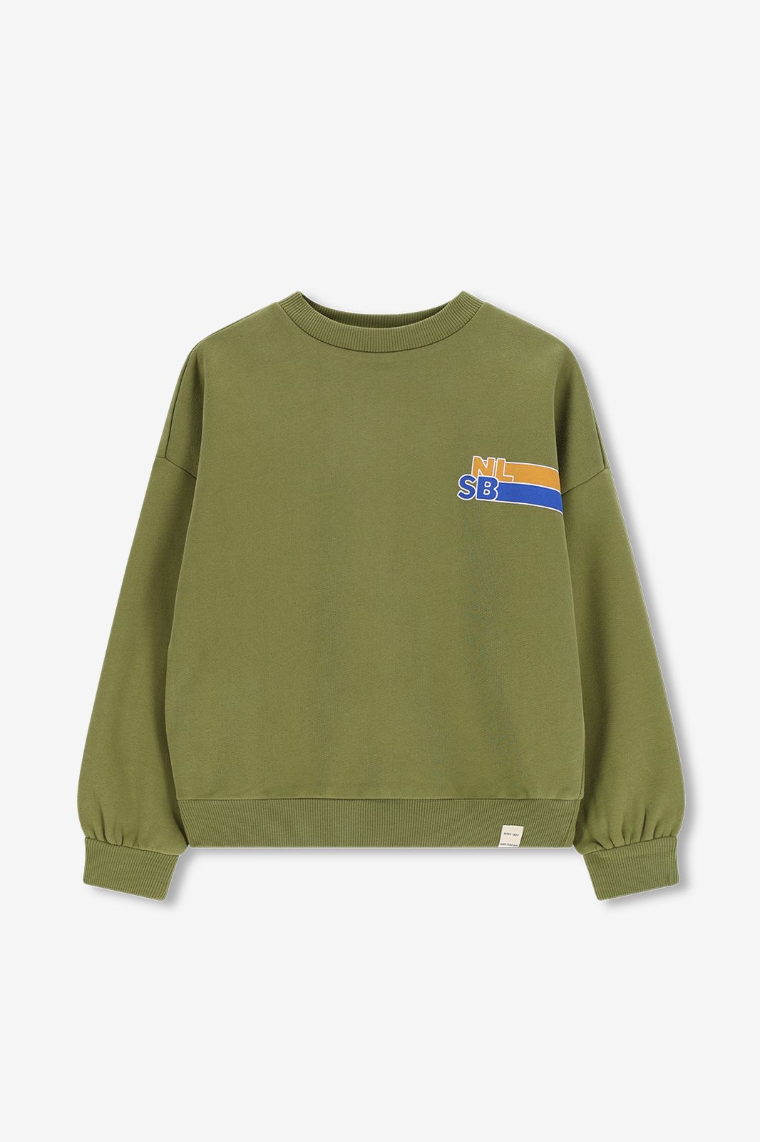 Sweat avec imprimé - vert