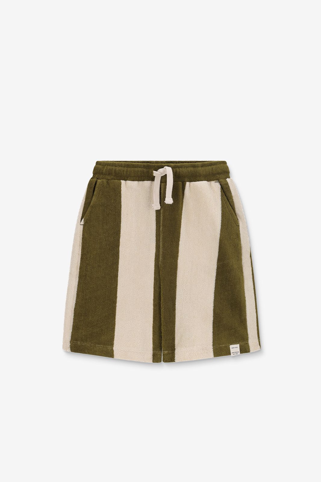 Short rayé - vert