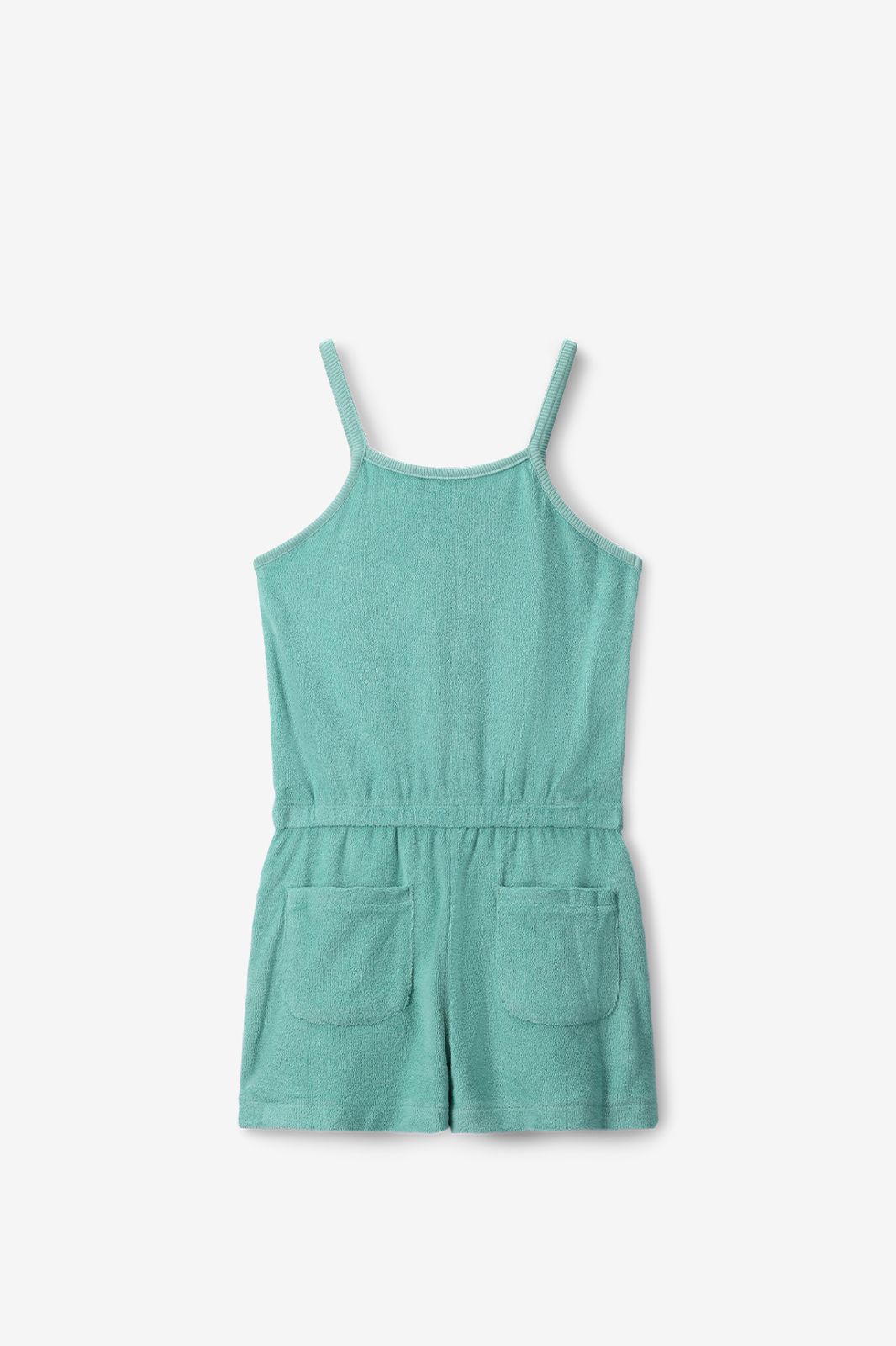 Combishort en tissu éponge - vert