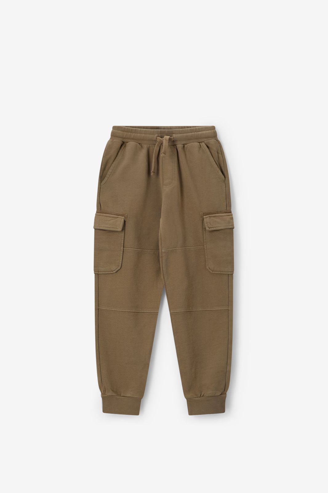 Pantalon de survêtement cargo pull-on - vert foncé