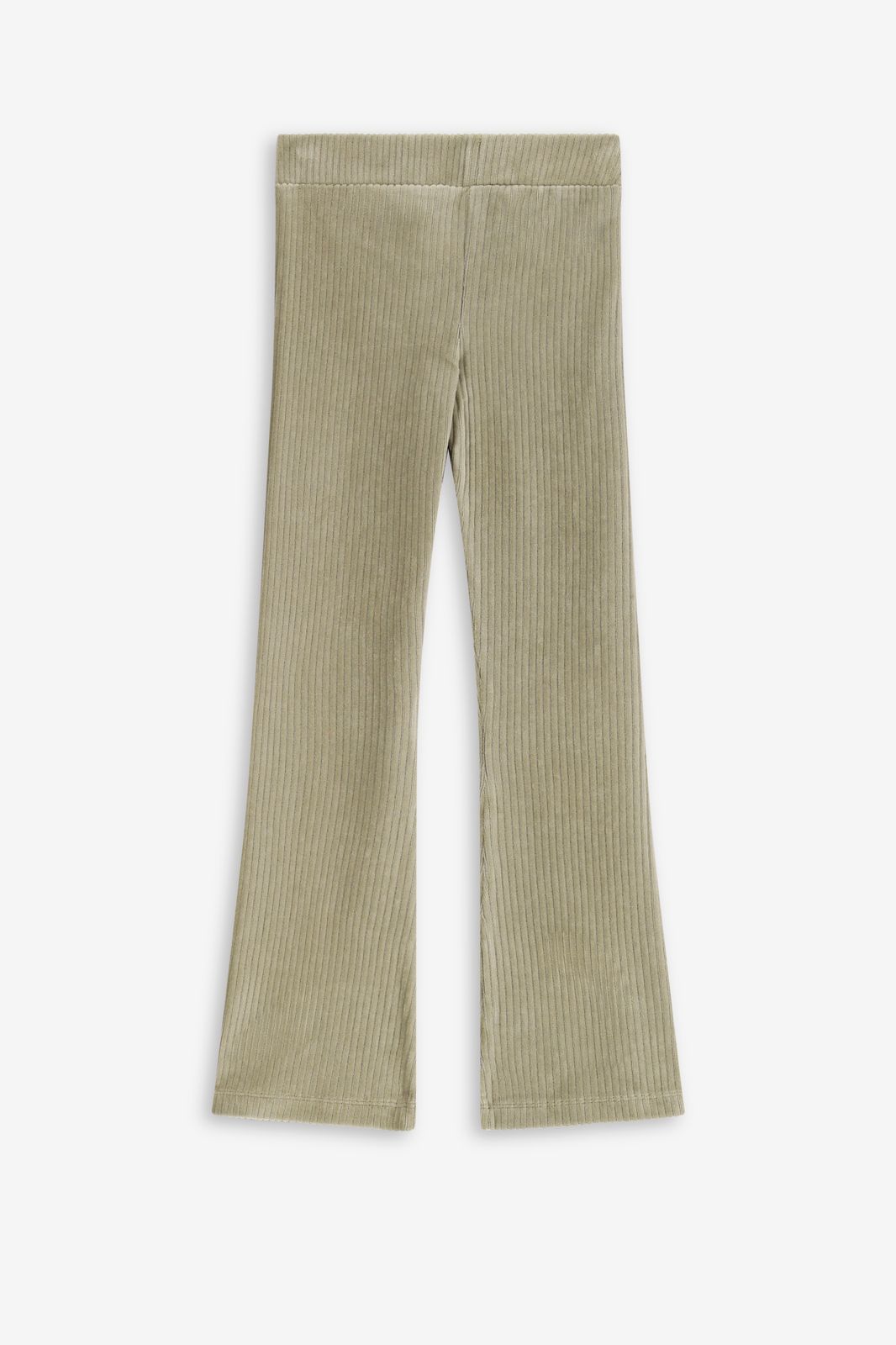 Legging évasé côtelé - vert clair