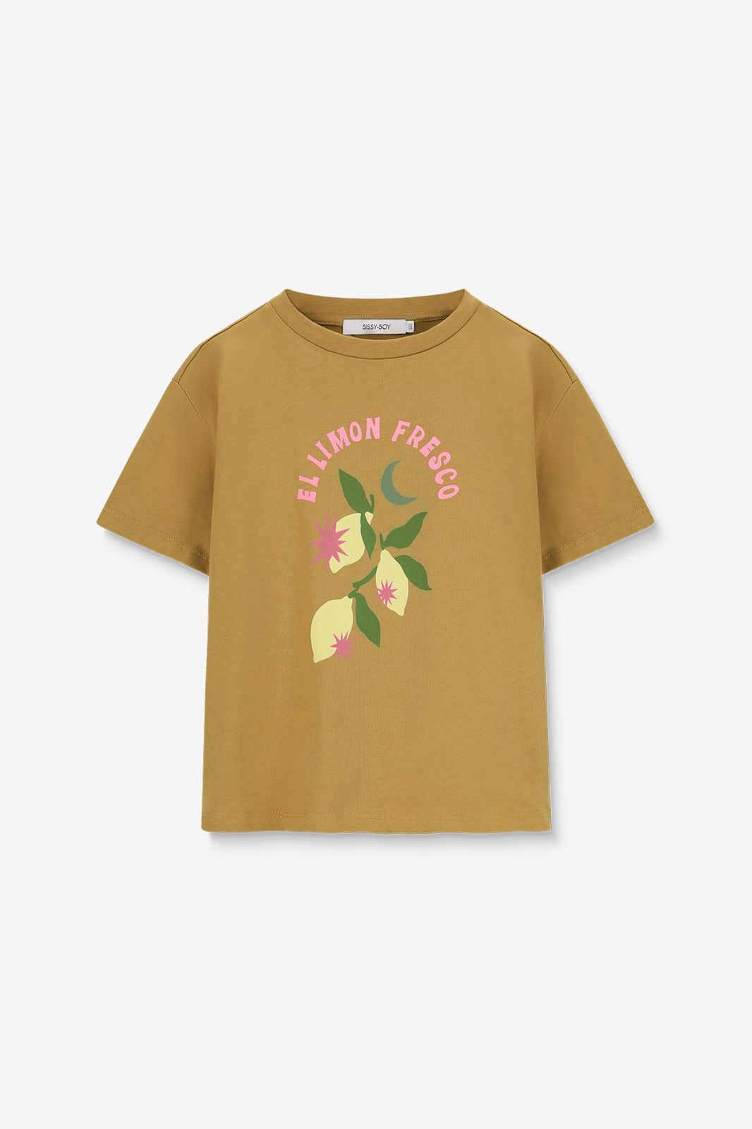 T-shirt ample avec illustration - vert clair