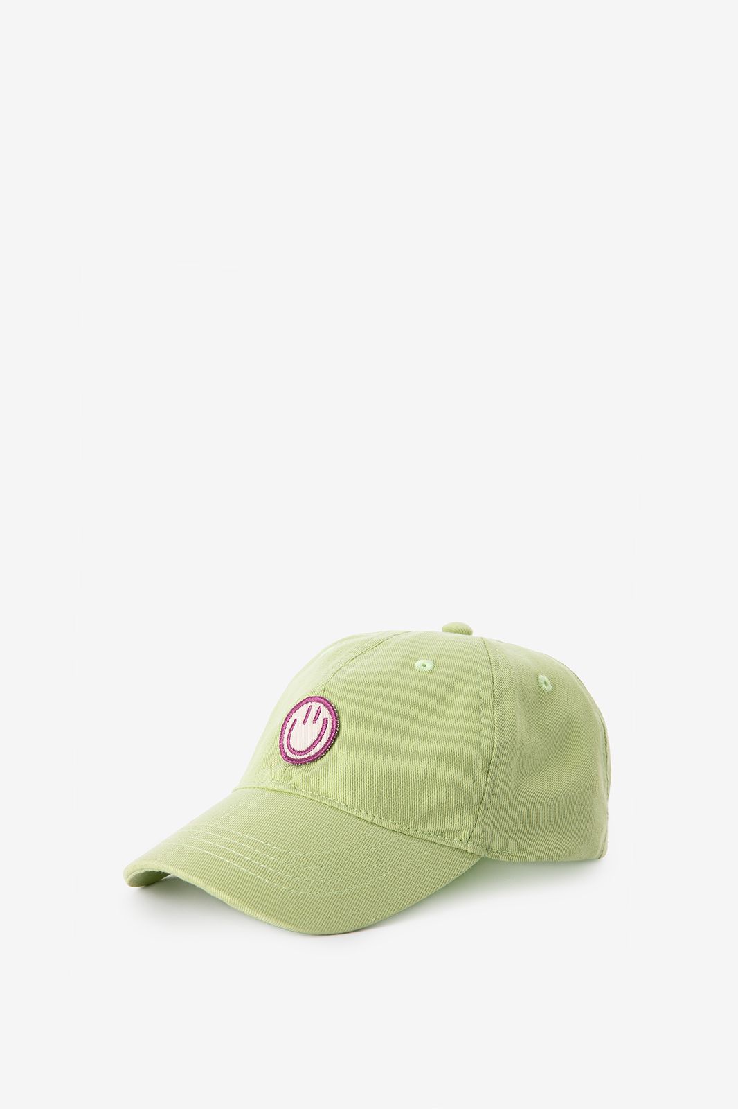 Casquette avec smiley - vert clair