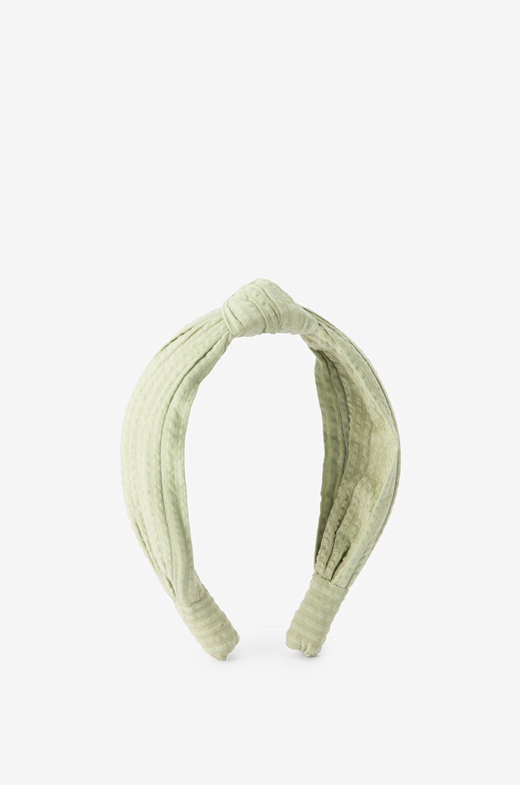 Bandeau seersucker - vert