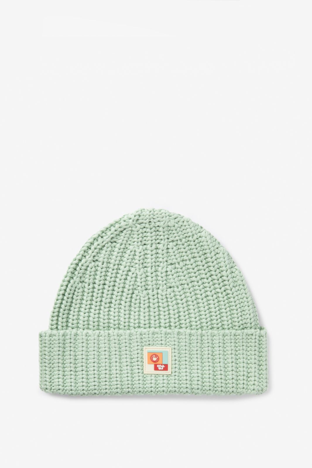 Bonnet avec écusson - vert clair