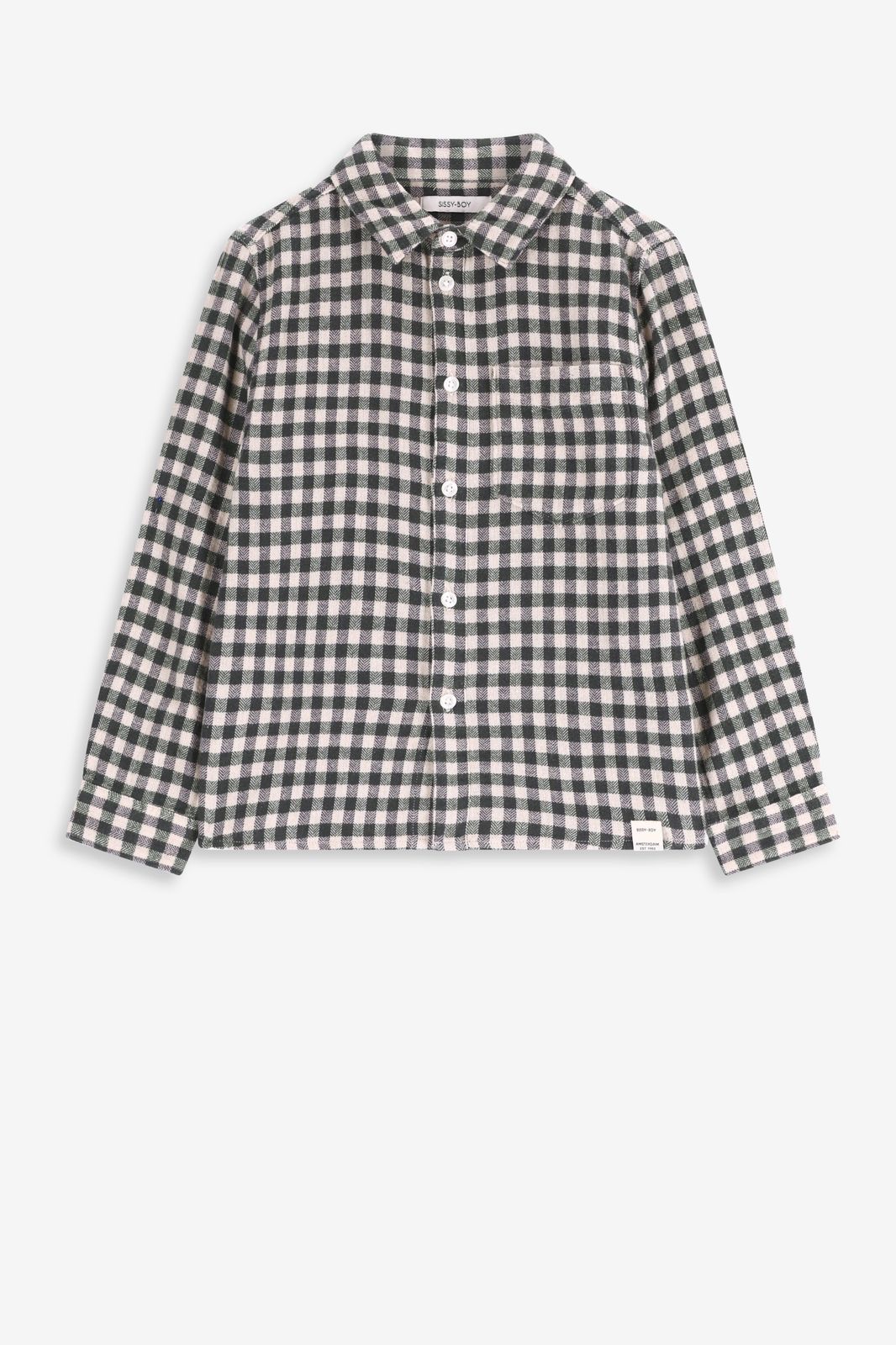 Chemise à carreaux - vert foncé