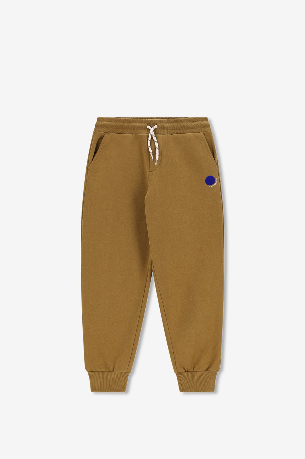 Pantalon de survêtement avec broderie - vert foncé