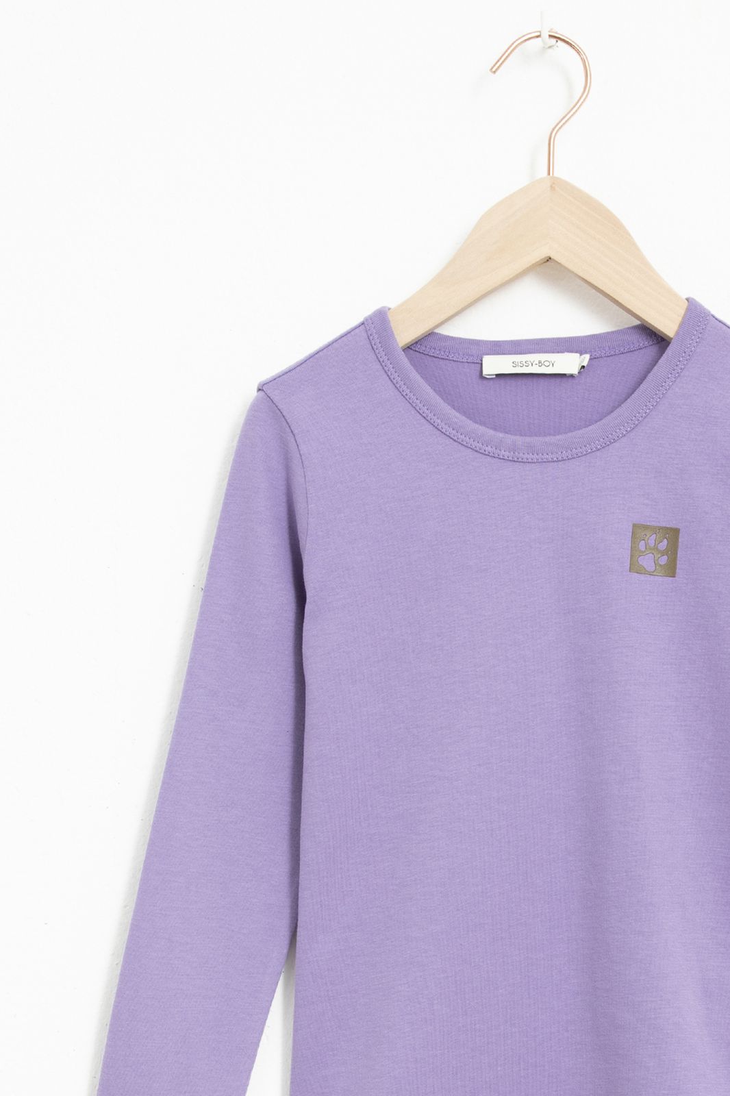 T-shirt manches longues - violet