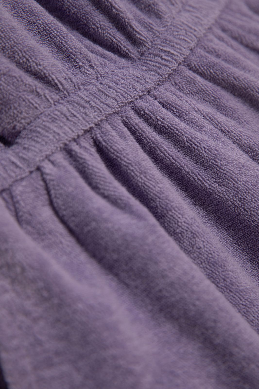Combishort tissu éponge - violet