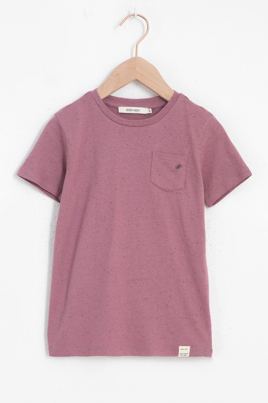T-shirt avec poche - violet