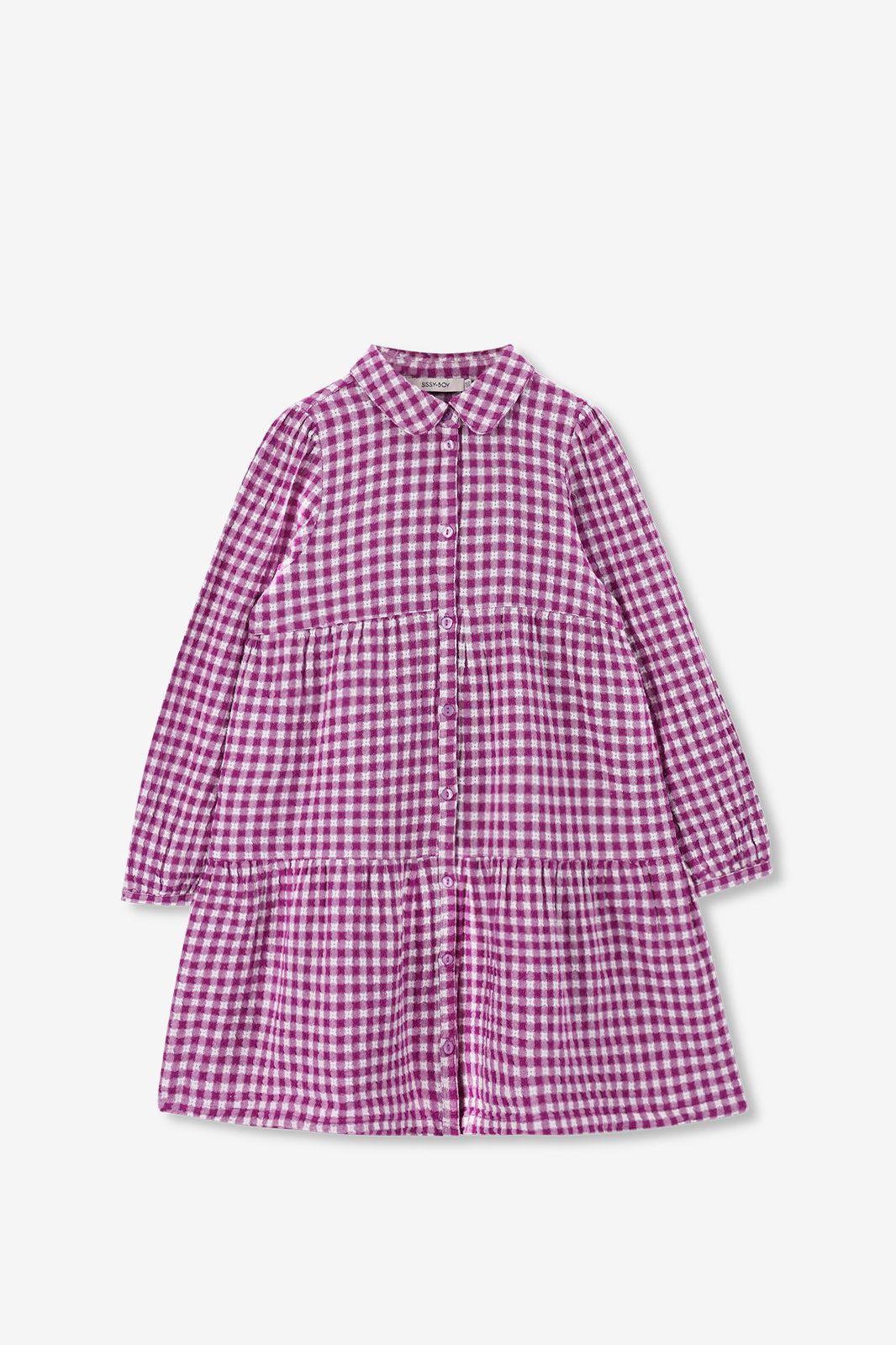 Robe à carreaux - violet