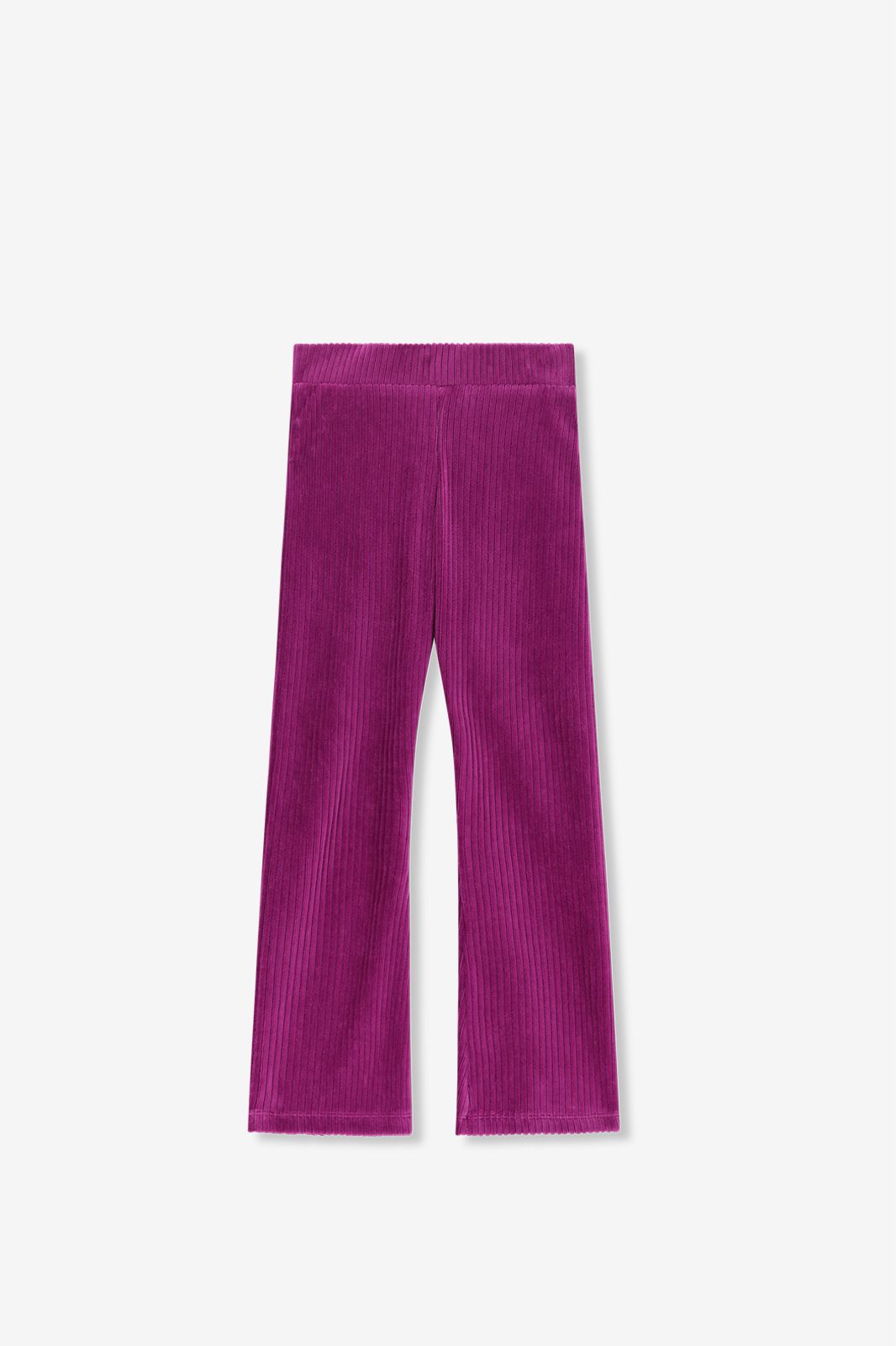 Legging évasé côtelé - violet