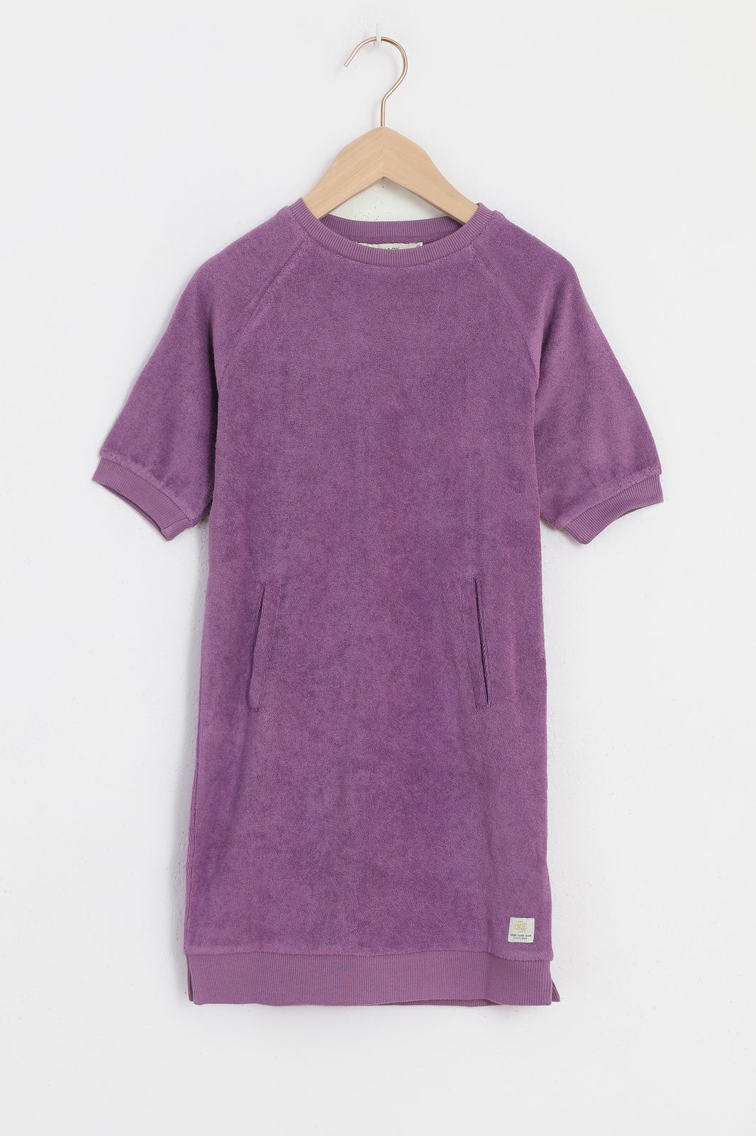 Robe en tissu éponge - violet