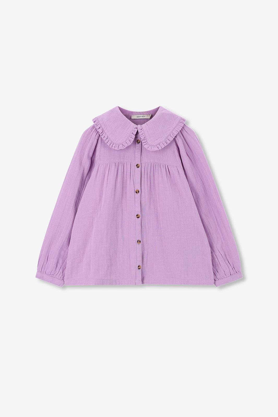 Blouse avec col - violet clair