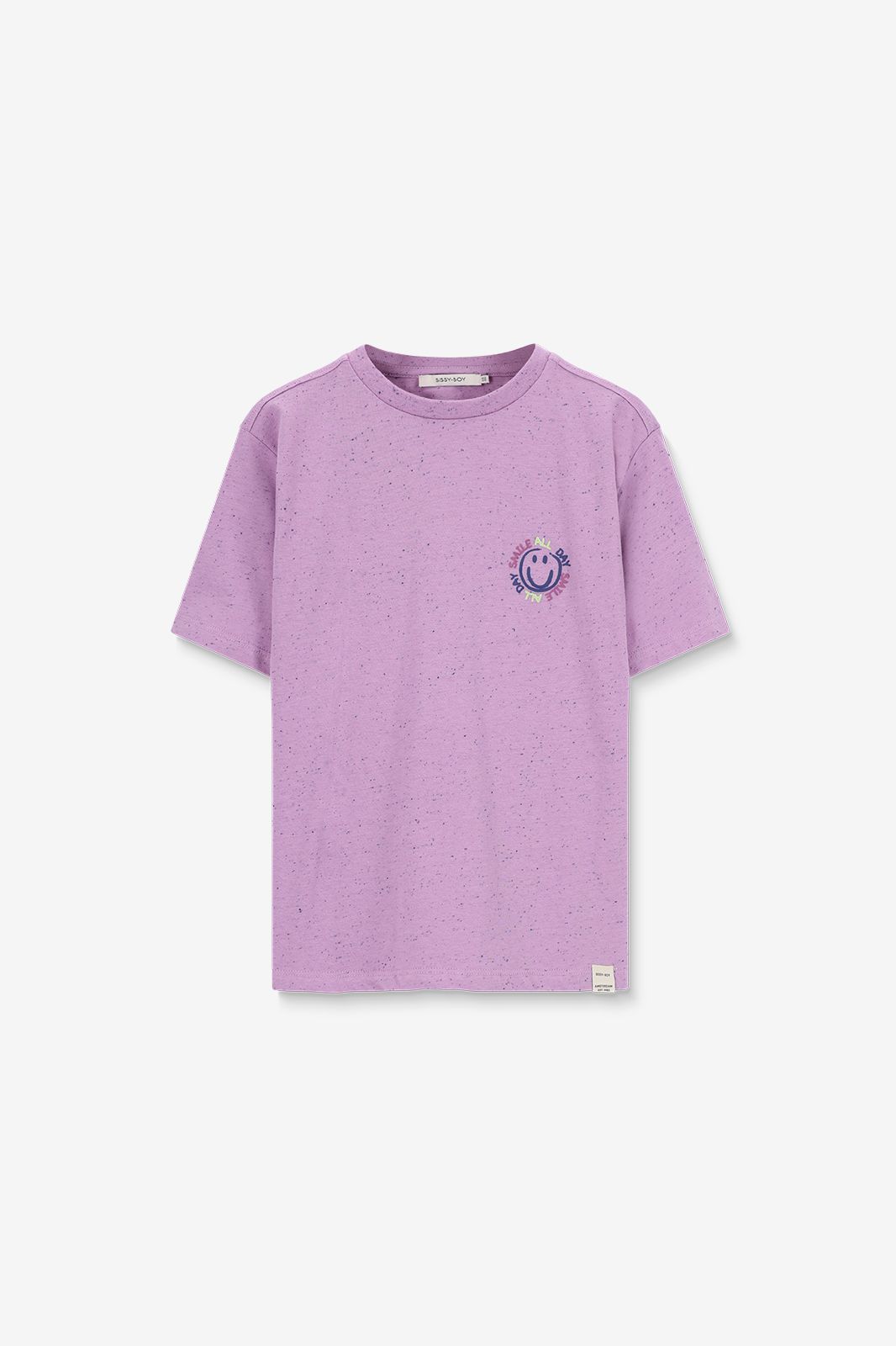 T-shirt avec illustration - violet clair