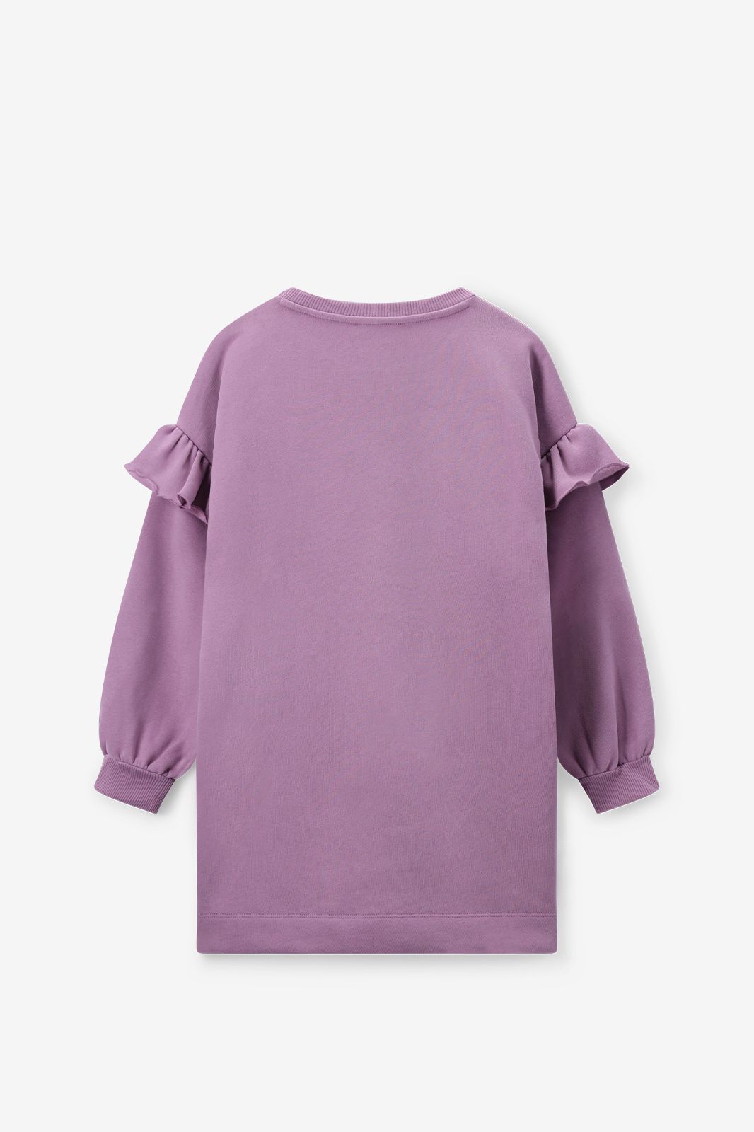 Robe sweat avec volants de Sissy-Boy - violet clair