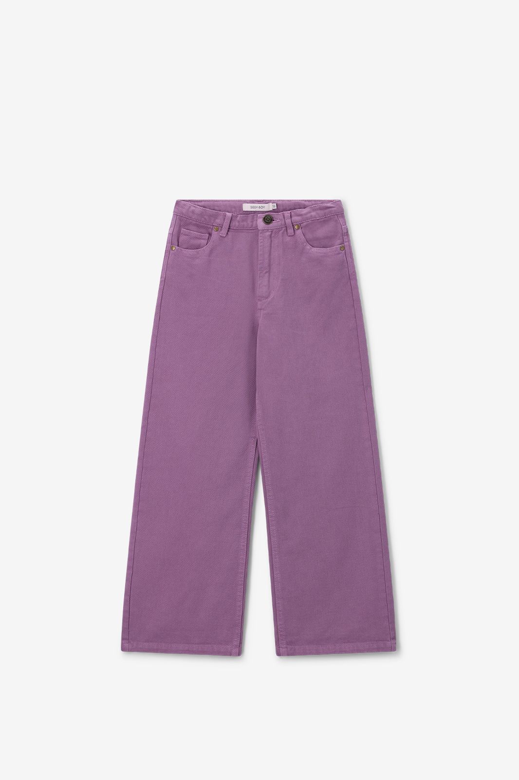 Jean jambes larges - violet clair
