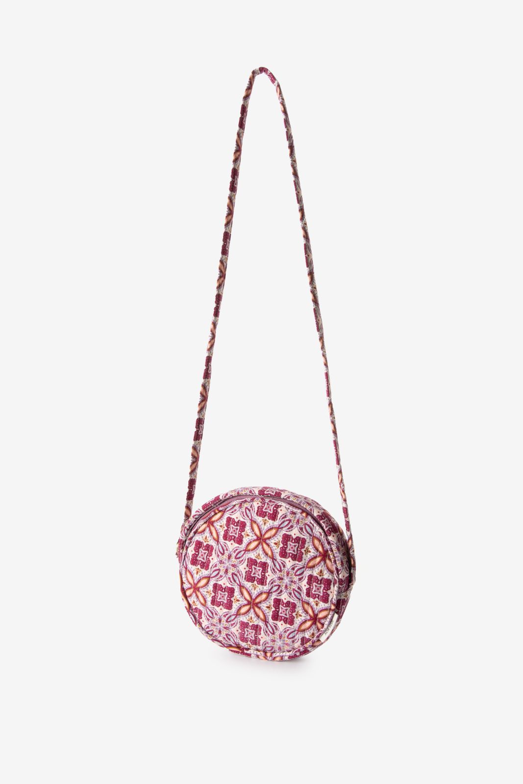 Sac bandoulière avec imprimé - violet