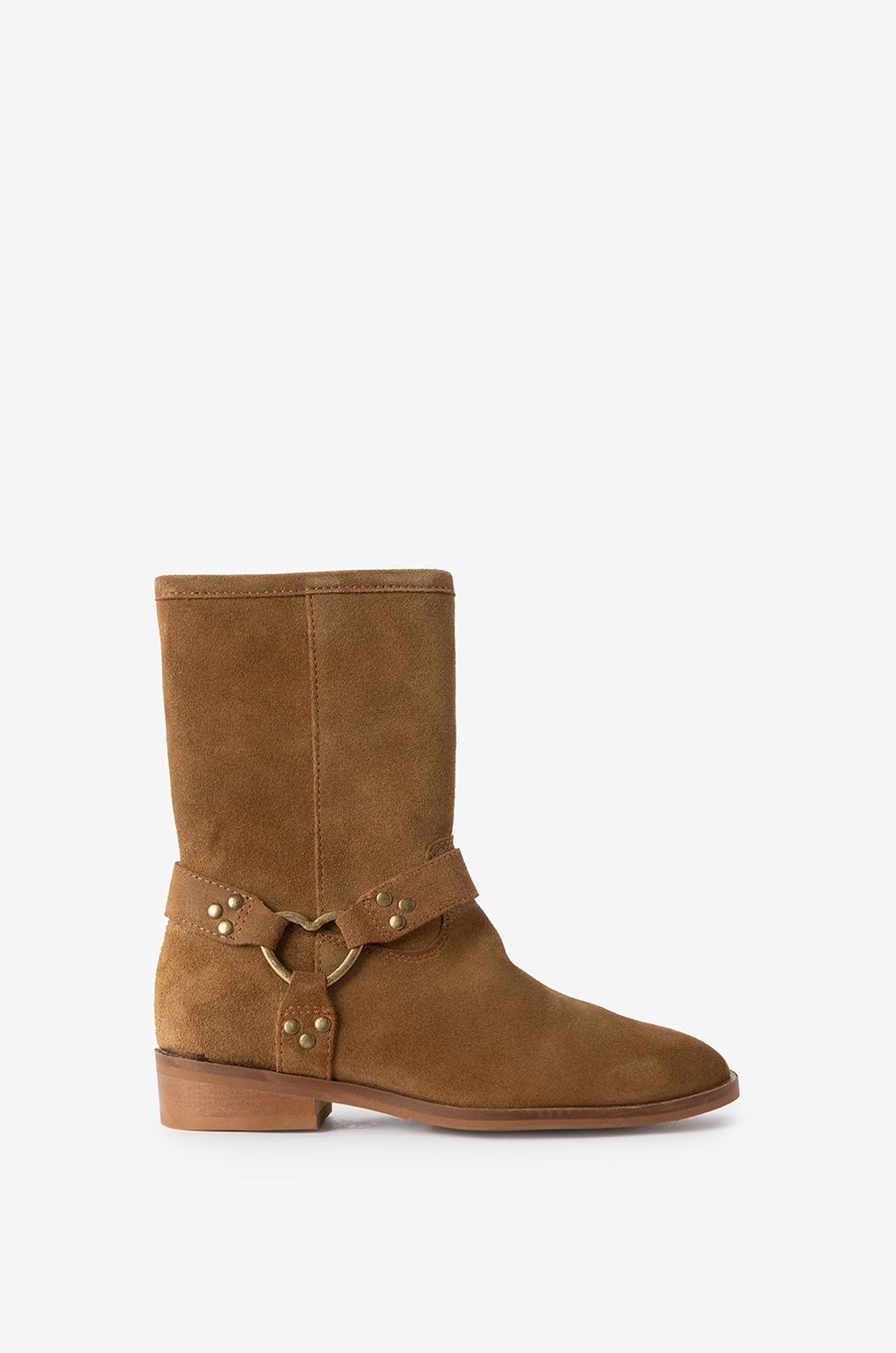 Bottes en daim - marron