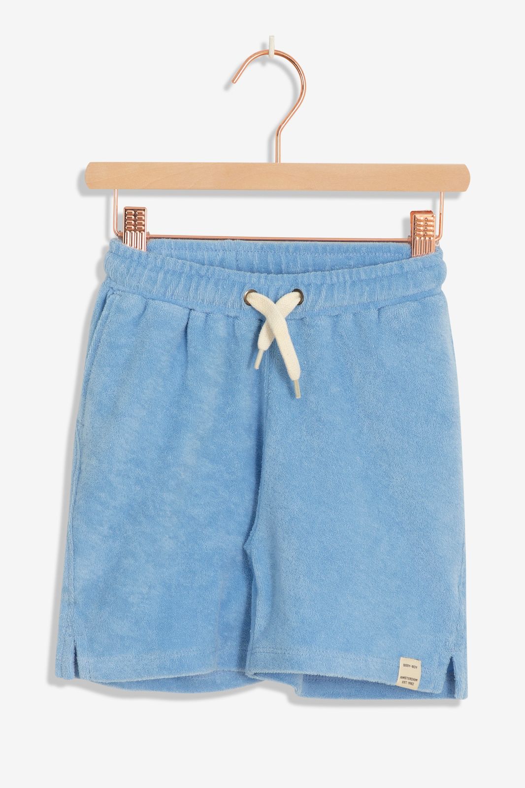 Blauwe badstof shorts - Kids | Sissy-Boy