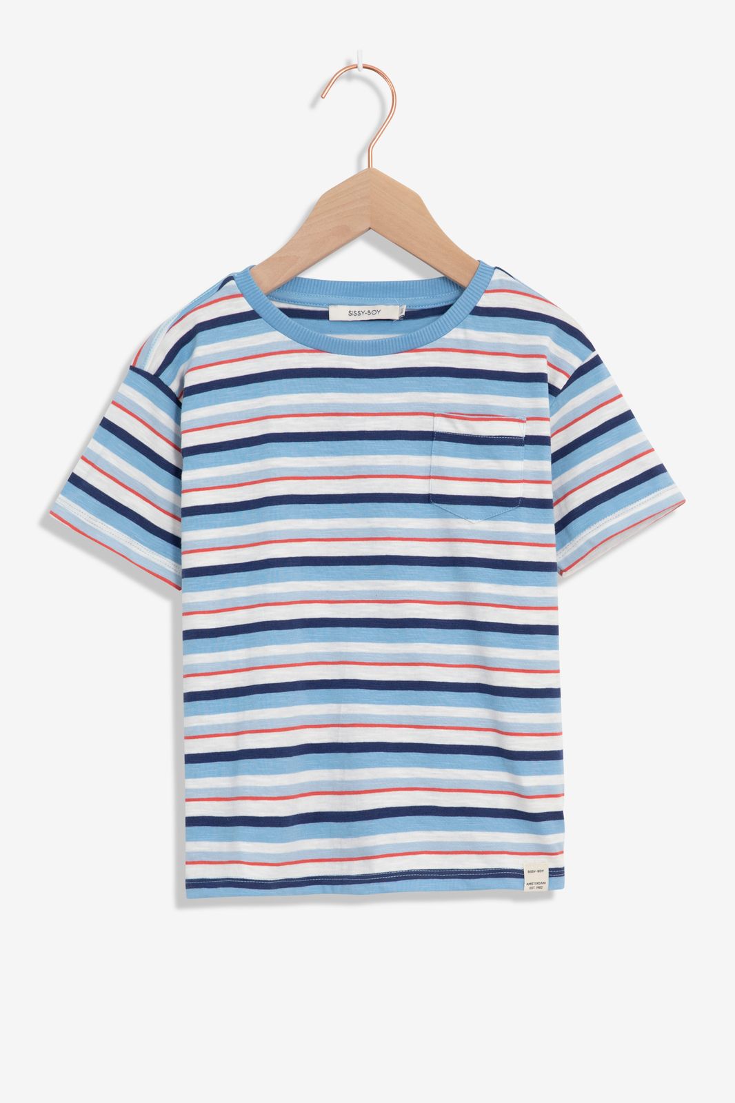 Blauw gestreept T-shirt - Kids | Sissy-Boy